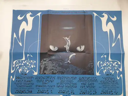Closing Of The Fillmore West 1971 : Plakat : Reprint