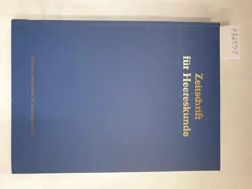 Deutsche Gesellschaft für Heereskunde e.V. (Hrsg.): Zeitschrift für Heereskunde : 1983/84 : Nr. 305-316 : in einem Band 
 (Wissenschaftliches Organ für die Kulturgeschichte der Streitkräfte, ihre Bekleidung, Bewaffnung und Ausrüstung). 
