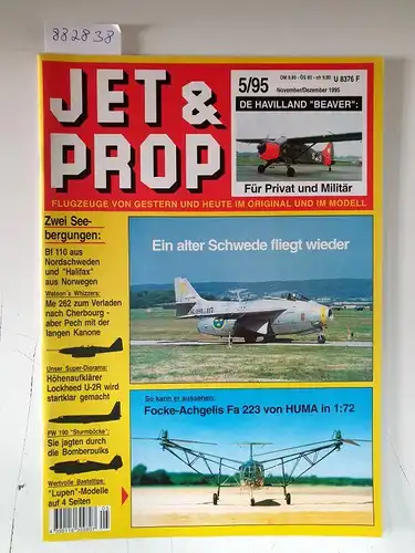 Birkholz, Heinz (Hrsg.): Jet & Prop : Heft 5/95 : November / Dezember 1995 : De Havilland "Beaver": Für Privat und Militär 
 (Flugzeuge von gestern und heute im Original und Modell). 