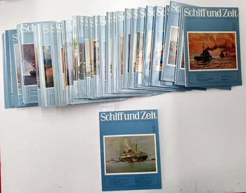 Deutsche Gesellschaft für Schiffahrts- und  Marinegeschichte e.V. (Hrsg.): Schiff und Zeit : Heft 1 ( 1973)- 44 (1996) : Konvolut 44 Hefte. 