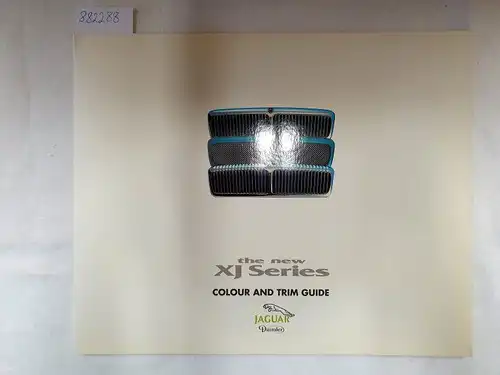 Jaguar Cars Limited, Coventry: Prospekt Jaguar: the new XJ Series - colour and trim guide
 JLM/10/04/00/95 englische Version. 
