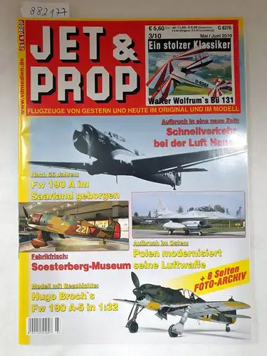 Birkholz, Heinz (Hrsg.): Jet & Prop : Heft 3/10 : Mai / Juni 2010 : Ein stolzer Klassiker : Walter Wolfrum's Bü 131 
 (Flugzeuge von gestern und heute im Original und Modell). 