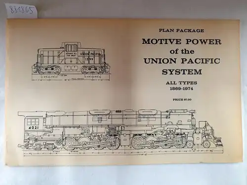 Kratville, William K: Motive Power of the Union Pacific System 
 All Types 1869-1974 Plan Package. 