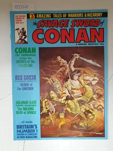 Marvel Comics ltd. UK: Savage Sword of Conan The Barbarian, No. 17, Mar 1978
 Marvel monthly (UK). 