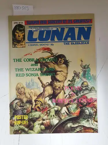 Marvel Comics ltd. UK: Savage Sword of Conan The Barbarian, No. 54, April 1982. 