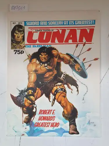 Marvel Comics ltd. UK: Savage Sword of Conan The Barbarian, No. 72, Oct 1983. 