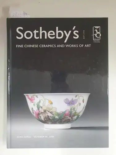 Sotheby´s: Fine Chinese Ceramics and Works of Art 
 HK0197. 