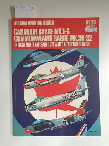 Joos, Gerard W: Canadair Sabre Mk.I/VI: Commonwealth Sabre Mk.30-32 in R.C.A.F., R.A.F., R.A.A.F., S.A.A.F., Luftwaffe and Foreign Service v. 2 (Aircam Aviation)
 ( = Aircam Aviation series, no. 20). 