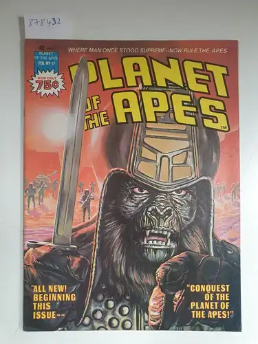 Goodwin, Archie and John Warner: STAN LEE presents : Planet of the Apes : Vol. 1 : No. 17 : (Feb.1976). 