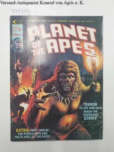 Goodwin, Archie and John Warner: STAN LEE presents : Planet of the Apes :Vol. 1 : No. 13 : (Oct. 1975). 