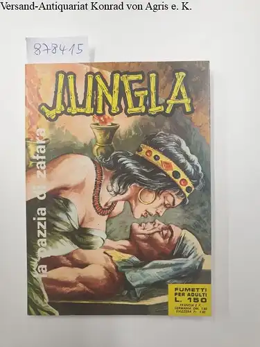 Edizioni RG: Jungla : La Vergine Africana : No. 31 : la pazzia di zafara. 