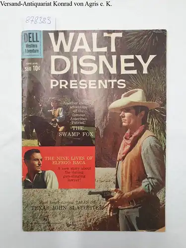 Disney, Walt: Walt Disney presents The Swamp Fox No. 4 June-August 1960. 