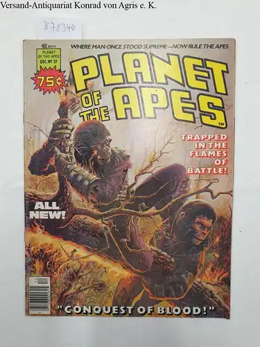 Goodwin, Archie and John Warner: Planet of the Apes : Vol. 1 : No. 27 : (Dec. 1976). 