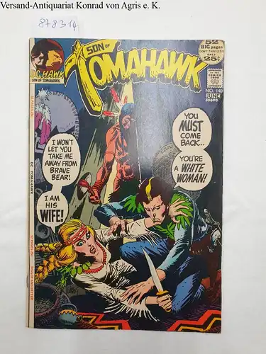 DC National Comics: Son Of Tomahawk : No. 140 : June 1972. 