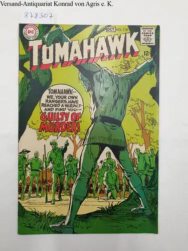 DC National Comics: Tomahawk : No. 118 : Oct. 1968. 