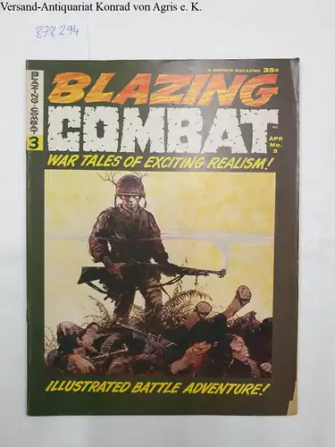 Warren Magazine: Blazing Combat, April No.3 : War tales of exciting Realism!. 