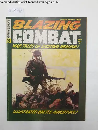 Warren Magazine: Blazing Combat, April No.3 : War tales of exciting Realism!
 (sehr guter Zustand). 