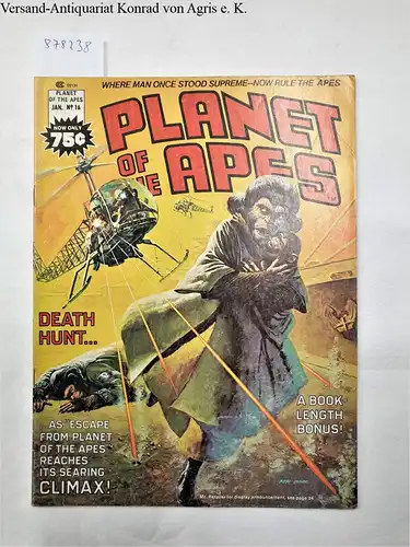 Goodwin, Archie (Hrsg.) and John Warner: Planet of the Apes : Vol. I : No. 16 : (January 1976). 