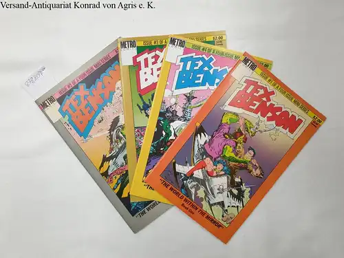 Metro comics: Tex Benson, No.1 -4, " The World within the Mirror, Book One to Four , Complete Mini series. 