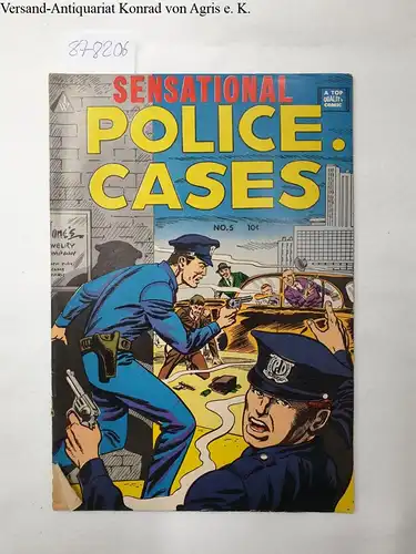 Top Quality Comics: Sensational Police cases no.5, 1954 Golden Age Comic. 