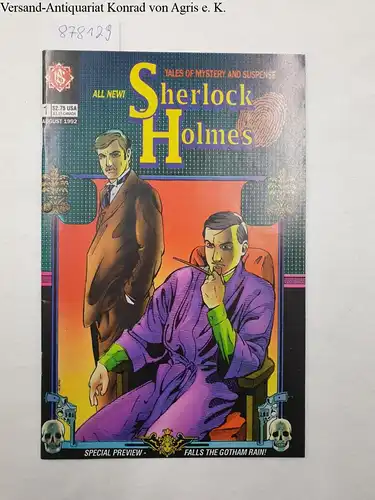 Northstar comics: Sherlock Holmes Tales of Mystery and Suspense, Vol.1 no.1, August 1992. 