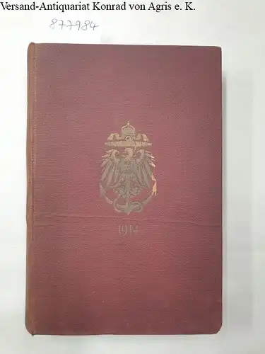Marine-Kabinett: Rangliste der Kaiserlich Deutschen Marine für das Jahr 1914 
 mit einem Anhange, enthaltend die Deckoffiziere : nach dem Stande vom 12. Mai 1914. 