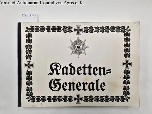 Scharenberg, Eberhard: Kadetten-Generale. 