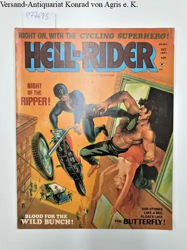 Skywald Publication, ., Israel Waldmann and Sol Brodsky: Hell-Rider October  1971, Vol.1 No.2. 