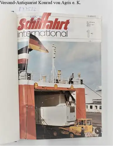Koehlers Verlagsgesellschaft: Schiffahrt International. 28.Jg. Nr.1-12 (komplett in Leineneinband). 