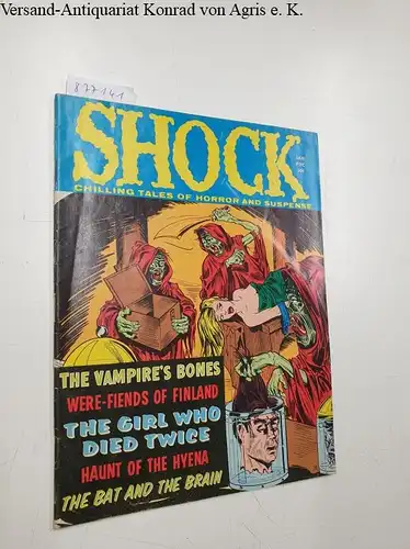 Stanley Publications: Schock : Chilling Tales of Horror and Suspense : January 1971 : Vol. 2, No.6. 