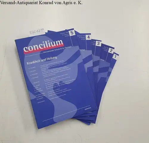 Direktionskomitee: Concilium. Internationale Zeitschrift für Theologie, 34. Jahrgang, 1998, Komplett!. 