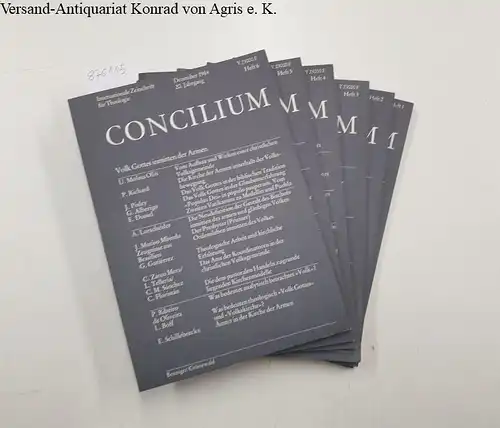 Direktionskomitee: Concilium. Internationale Zeitschrift für Theologie, 20. Jahrgang, 1984, Komplett!. 