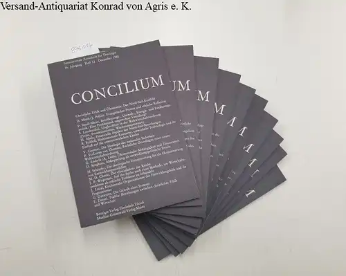 Direktionskomitee: Concilium. Internationale Zeitschrift für Theologie, 21. Jahrgang, 1985, Komplett!. 