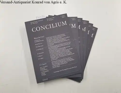 Direktionskomitee: Concilium. Internationale Zeitschrift für Theologie, 27. Jahrgang, 1991, Komplett!. 