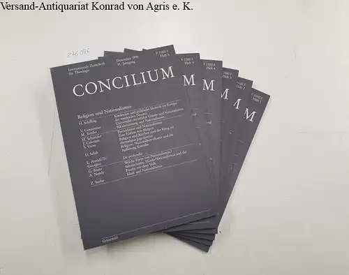 Direktionskomitee: Concilium. Internationale Zeitschrift für Theologie, 31. Jahrgang, 1995, Komplett!. 