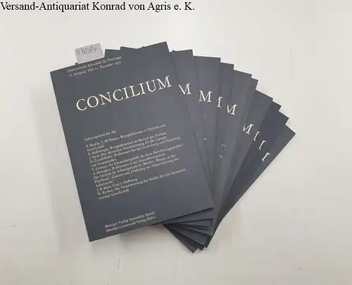 Direktionskomitee: Concilium. Internationale Zeitschrift für Theologie, 11. Jahrgang, 1975, Komplett!. 