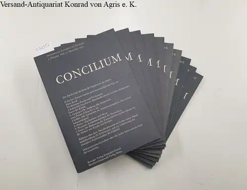 Direktionskomitee: Concilium. Internationale Zeitschrift für Theologie, 4. Jahrgang, 1968, Komplett!. 
