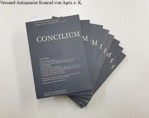 Direktionskomitee: Concilium. Internationale Zeitschrift für Theologie, 2. Jahrgang, 1966, Komplett!. 