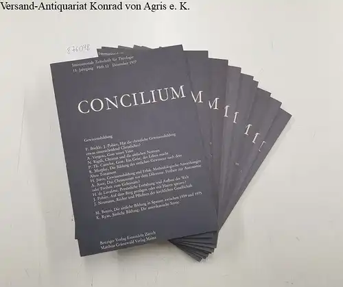 Direktionskomitee: Concilium. Internationale Zeitschrift für Theologie, 13. Jahrgang, 1977, Komplett!. 