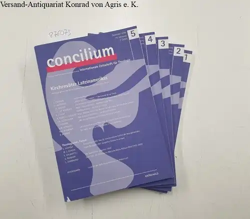 Direktionskomitee: Concilium . Internationale Zeitschrift für Theologie, 45. Jahrgang, 2009, Komplett!. 