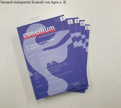 Direktionskomitee: Concilium . Internationale Zeitschrift für Theologie, 43. Jahrgang, 2007, Komplett!. 
