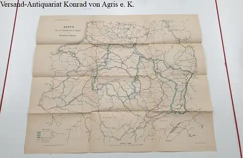 Lith. Institut v. Wilh. Greve, Berlin: Karte für die Verhältnisse im Rücken des Deutschen Heeres: Plan 38: 1:1000000: Der deutsch-französische Krieg 1870 - 71. 