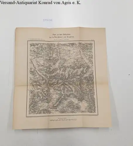 Lith. Institut v. Wilh. Greve, Berlin: Plan zu den Gefechten bei la Bourgonce und Bruyères am 6ten und 11ten October: Plan 18: 1:80 000: Der deutsch-französische Krieg 1870 - 71. 