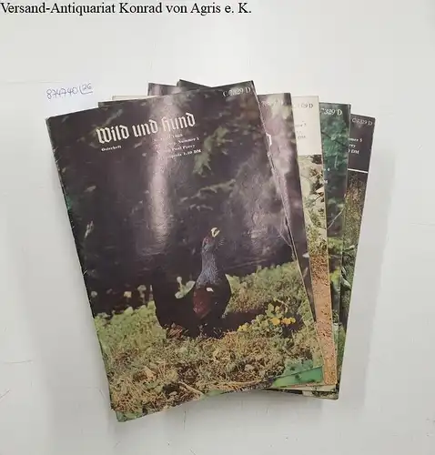 Verlag Paul Parey: Wild und Hund : 72. Jahrgang 1969 -1970 : Heft 1-26 : Komplett. 