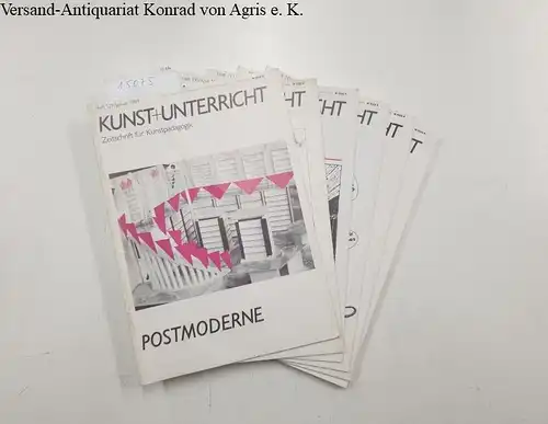 Klett Verlag: Kunst + Unterricht Heft Jahrgang 1989 Heft 129-132 und 134-138. 