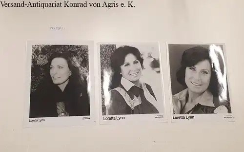 MCA Records: Loretta Lynn : 3 unsignierte Autogrammfotos. 