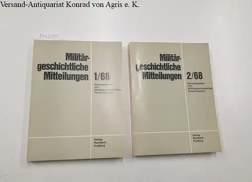 Militärgeschichtlichen Forschungsamt (Hrsg.): (Band 1+2/1970) Militärgeschichtliche Mitteilungen. 