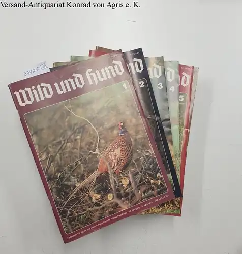 Verlag Paul Parey: Wild und Hund : 82. Jahrgang 1979 - 1980 : Heft 1-26 : Komplett : (gut bis sehr gute Exemplare ). 