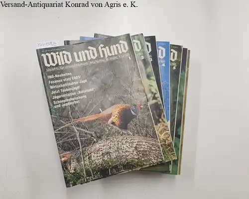 Verlag Paul Parey: Wild und Hund : 88. Jahrgang 1985 - 1986 : Heft 1-26 : Komplett. 