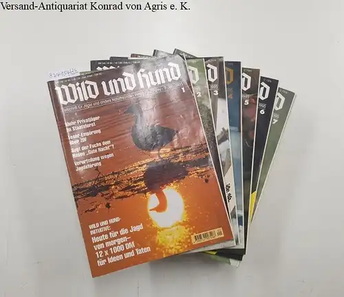 Verlag Paul Parey: Wild und Hund : 98. Jahrgang 1995 : Heft 1-26 : Komplett. 
